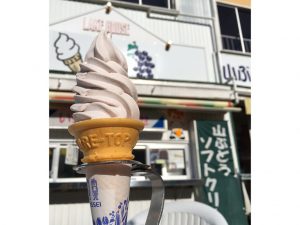 山ぶどうソフトクリーム